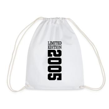 Limited Edition Vintage 2005 19 Year Anniversary - Drawstring Bag - white - Front