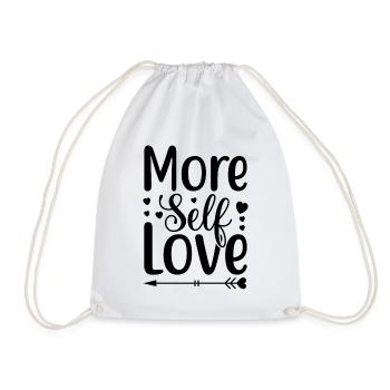 More Self Love - Turnbeutel - Weiß - Vorne