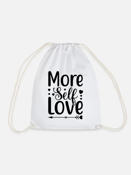 More Self Love - Turnbeutel - Weiß