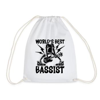 Les meilleurs bassistes du monde Bassiste Bassiste - Sac de sport léger - blanc - Devant