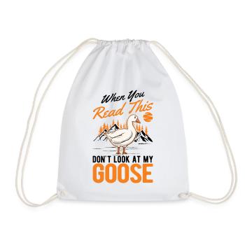 Oies Cadeau Goose Lovers Goose Éleveurs d’oies - Sac de sport léger - blanc - Devant