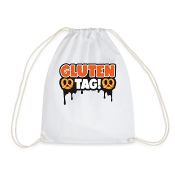 Gluten-tag! - Drawstring Bag - white - Front