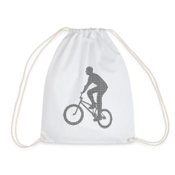 BMX - Turnbeutel - Weiß - Vorne