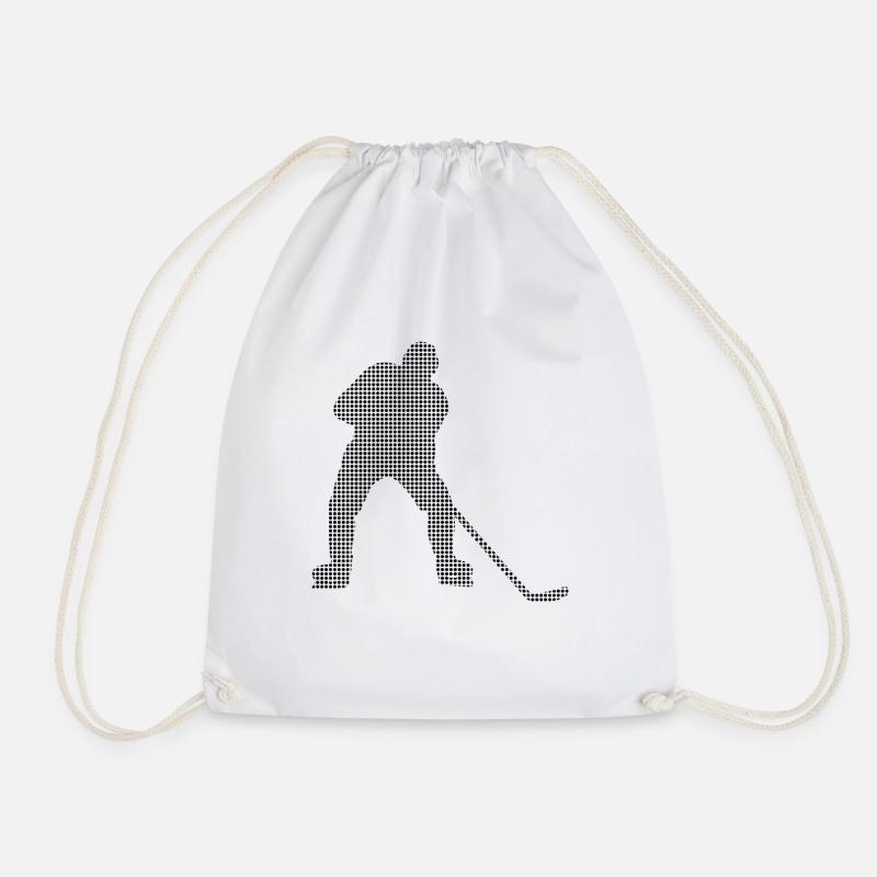 Eishockey - Turnbeutel - Weiß