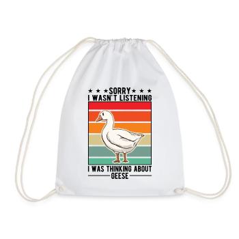 Oies Cadeau Goose Farmer Oie Oie - Sac de sport léger - blanc - Devant