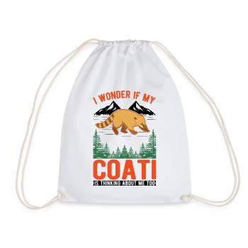 Coati Cadeau Coati Proboscis - Sac de sport léger - blanc - Devant