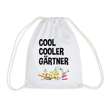 Garten Lustiger Spruch Hobby Gärtner Geschenkidee - Turnbeutel - Weiß - Vorne