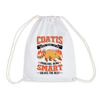 Coati Cadeau Coati Proboscis - Sac de sport léger - blanc - Devant