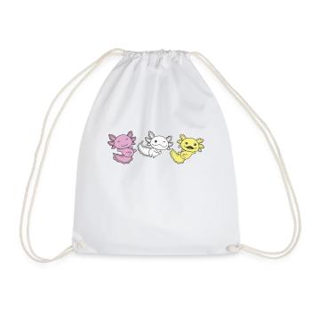 Twink Flag Pride LGBTQ Axolotl - Sac de sport léger - blanc - Devant