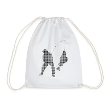 Angling - Drawstring Bag - white - Front