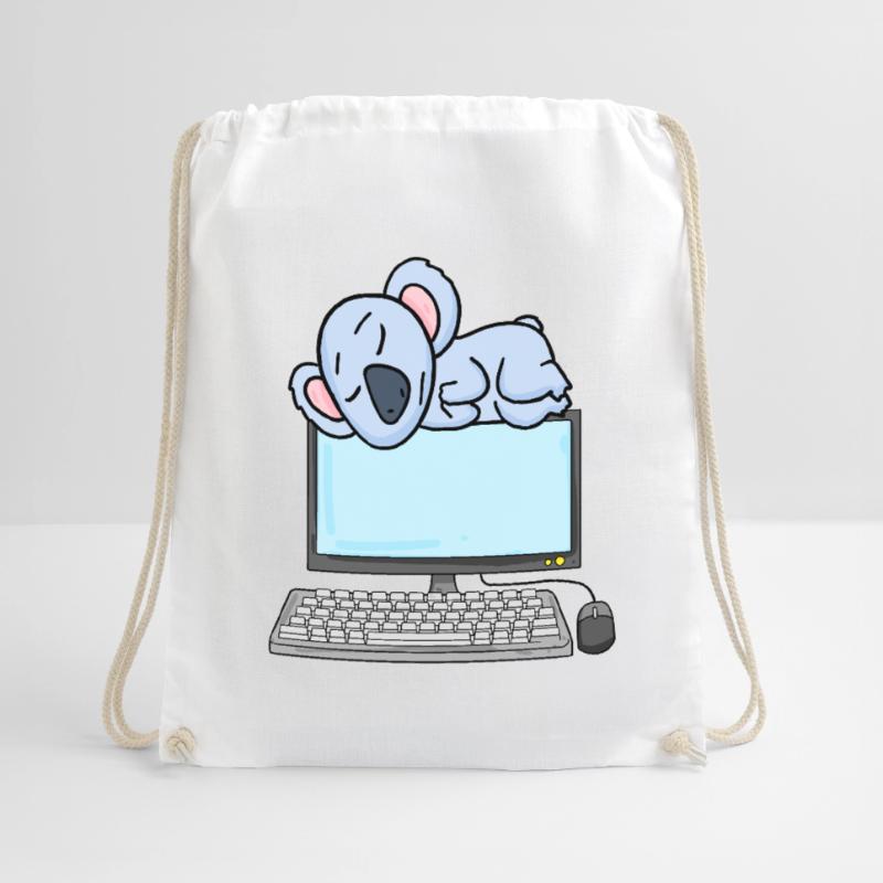 Koala Computer Nerd Programmeur Cadeau Sac de sport léger
