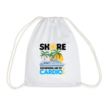 Cruise - Drawstring Bag - white - Front