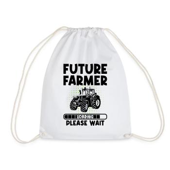 Future farmers please wait for life in - Drawstring Bag - white - Front