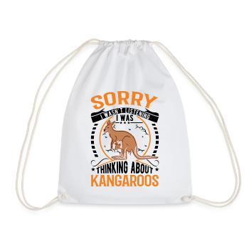 Kangourou australien Kangourou australien - Sac de sport léger - blanc - Devant