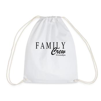 Family Crew Grandpa - Drawstring Bag - white - Front