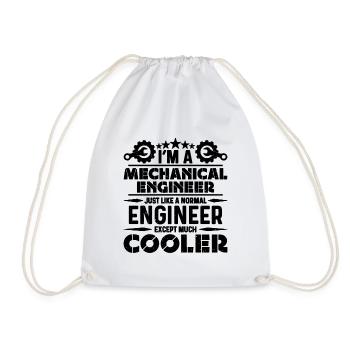I'm A Mechanical Auto Mechanic Mechanical Engineer - Drawstring Bag - white - Front