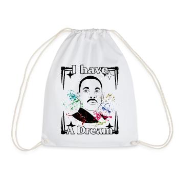 MLK Day, I Have A Dream 1963 Tee, BLM MLK Monat - Turnbeutel - Weiß - Vorne