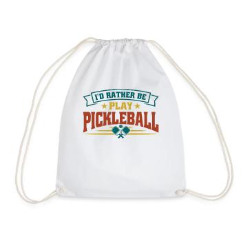 Je préfère jouer au pickleball - Sac de sport léger - blanc - Devant