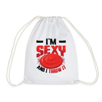 Je suis sexy et je le jette - Sac de sport léger - blanc - Devant
