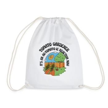 Tomate Jardinier Amoureux Drôle de Jardinier - Sac de sport léger - blanc - Devant