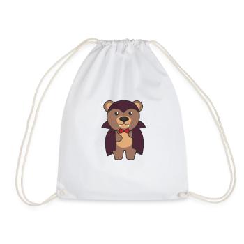 Ours Halloween Mignon Devil Enfants Vampire Costume - Sac de sport léger - blanc - Devant