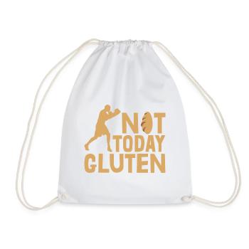 Drôle pas aujourd’hui Gluten pour les amateurs sans gluten - Sac de sport léger - blanc - Devant