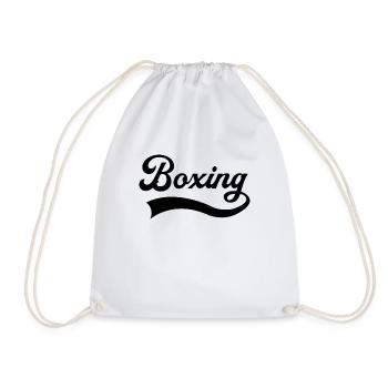 Lettrage des boîtes - Sac de sport léger - blanc - Devant