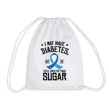 Pancréas diabétique - Sac de sport léger - blanc - Devant