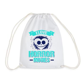 Zombie Horror Horror Film Festival + Halloween - Drawstring Bag - white - Front