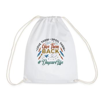 Je t’aime gâte tu lui rends Kita-leben - Sac de sport léger - blanc - Devant