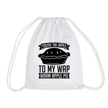 You're The Apple To My Pastries Apple Pie Lover - Drawstring Bag - white - Front