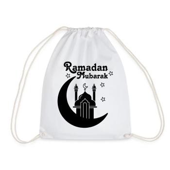 Ramadan Mubarak Symbol of Islam - Drawstring Bag - white - Front