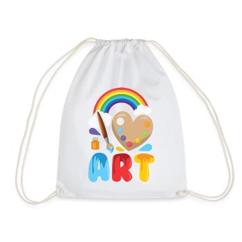 Art For Art Teacher - Turnbeutel - Weiß - Vorne