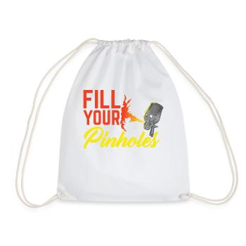 Fill your Pinholes For Car Painter - Turnbeutel - Weiß - Vorne
