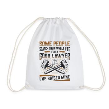 Père d’un avocat - Sac de sport léger - blanc - Devant