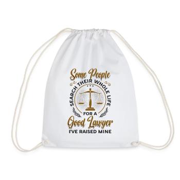 Père d’un avocat - Sac de sport léger - blanc - Devant