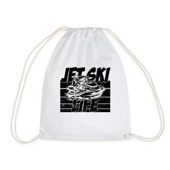 Jet Ski Life Jet Skiing Retro Watercraft Jet Skier - Turnbeutel - Weiß - Vorne