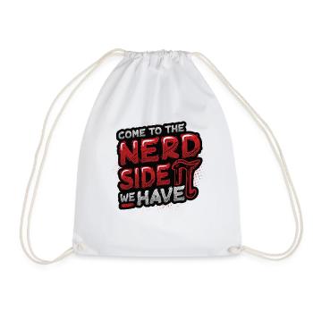 Math student, funny math student - Drawstring Bag - white - Front