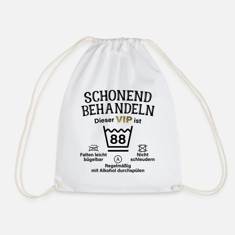 88. Geburtstag Schonend Behandeln 88 VIP ist 88 - Turnbeutel - Weiß