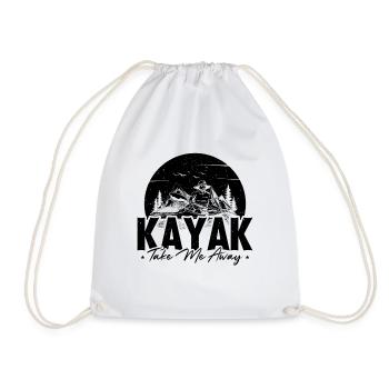 Kayak Take Me Away Kayaking Canoeing Kayak Lover - Turnbeutel - Weiß - Vorne