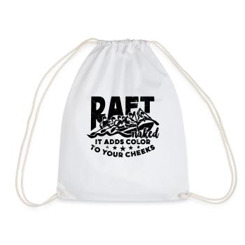 Radeau nu Il ajoute de la couleur Canoë Rafting Lover Lover - Sac de sport léger - blanc - Devant