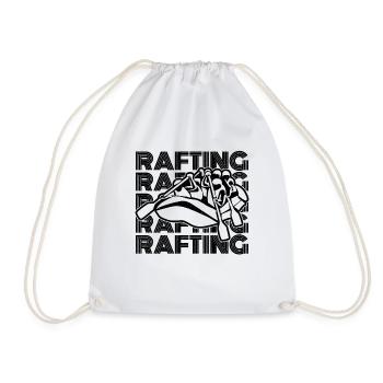Rafting Retro Water Sports Paddling Rafting Lover - Turnbeutel - Weiß - Vorne