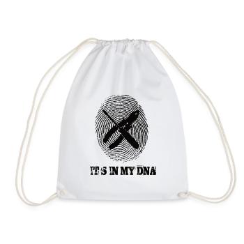 Electrician is in My DNA - Drawstring Bag - white - Front