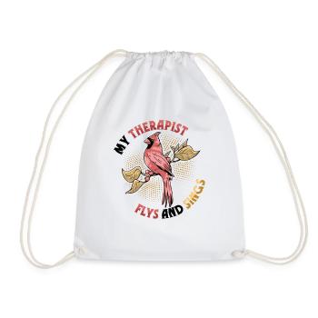 Birdwatcher, Bird lover, Pets - Drawstring Bag - white - Front