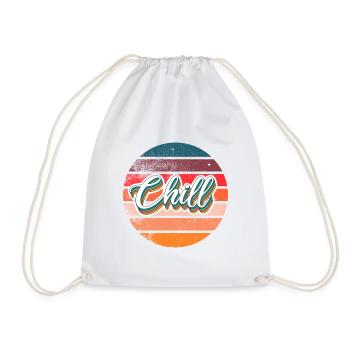 Rétro Chill - Sac de sport léger - blanc - Devant