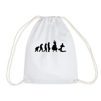 Danseur de flamenco Évolution de la danse flamenco - Sac de sport léger - blanc - Devant