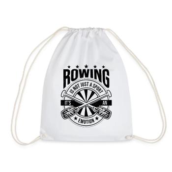 L’aviron n’est pas seulement un rameur sportif rameur rameur - Sac de sport léger - blanc - Devant