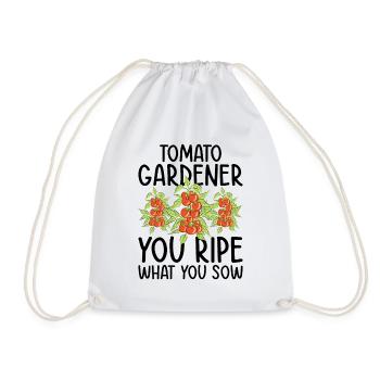 Tomate Jardinier Amoureux Drôle de Jardinier - Sac de sport léger - blanc - Devant