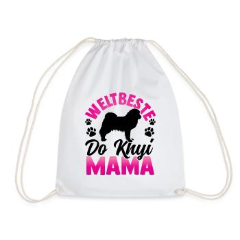 Best Do Khyi Mama Tibetmastiff Tibetan Great Dane - Sac de sport léger - blanc - Devant