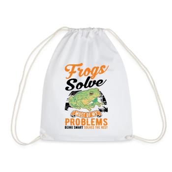 Grenouille cadeau Rainette - Sac de sport léger - blanc - Devant